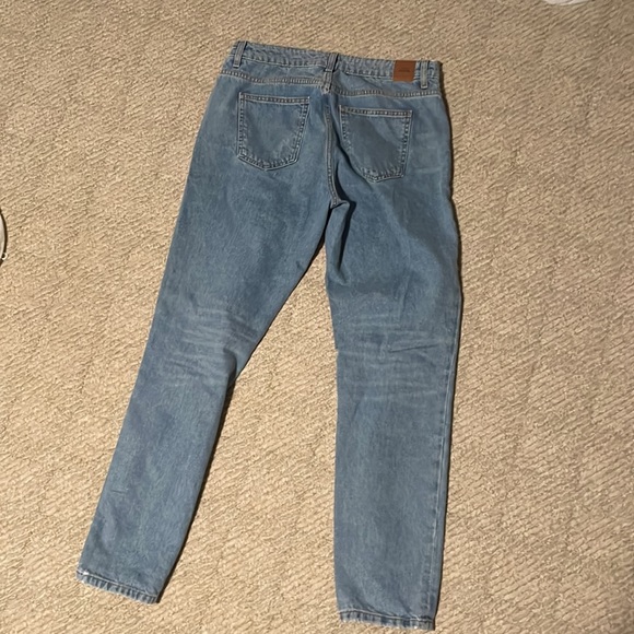Zara Blue Straight Leg Jeans - Picture 4 of 5